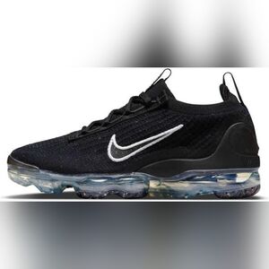 Nike Black and White VaporMax Shoes
